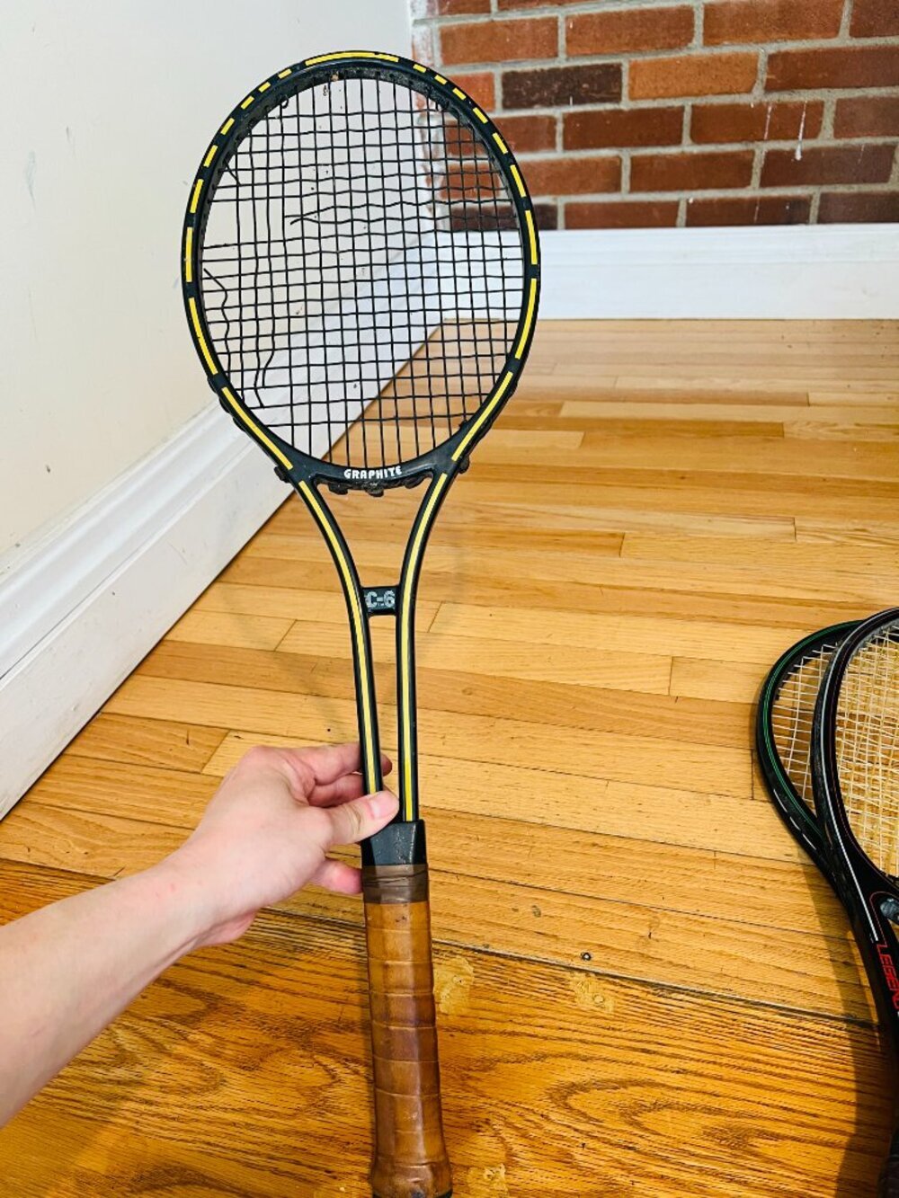 Vintage Graphite Tennis Racket - Picture 7 of 16